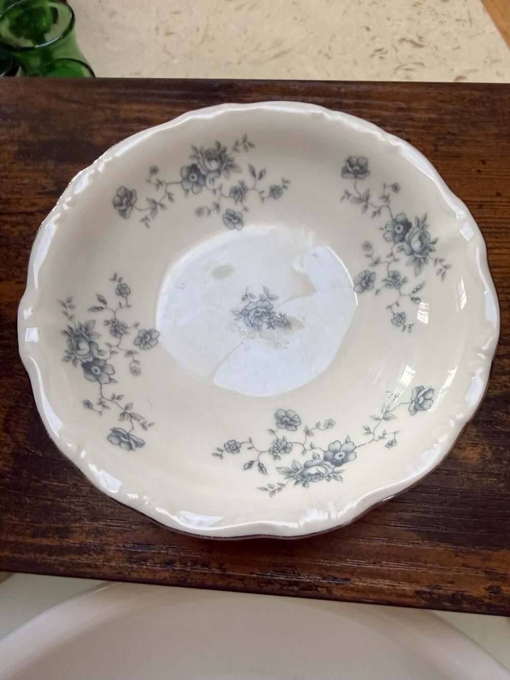 Haviland  Germany Blue Garland Berry Bowl